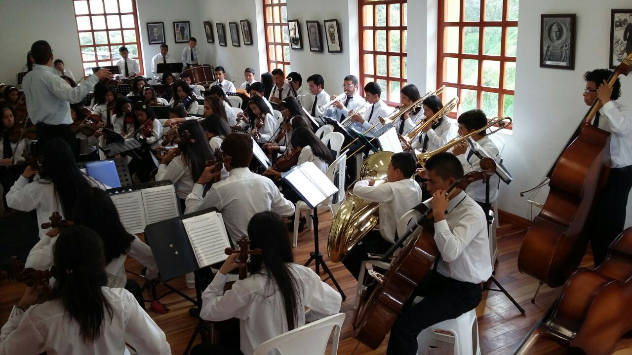 Con muestra musical sinfónica en Rumichaca reciben al Plan Fronteras para la Prosperidad de la Cancillería en Nariño 