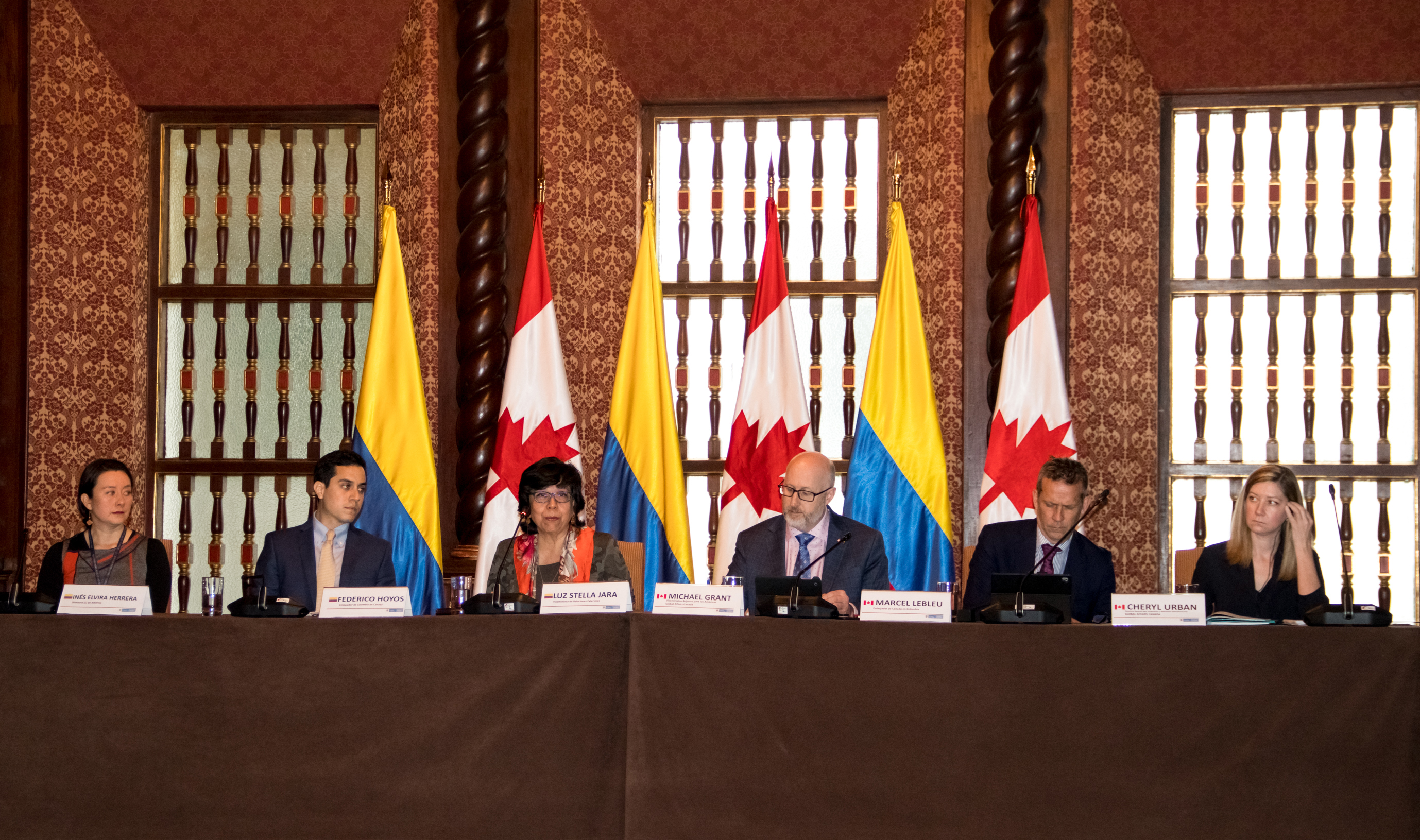 Instalación del Mecanismo Viceministerial de Consultas Políticas, Económicas y de Derechos Humanos Colombia-Canadá