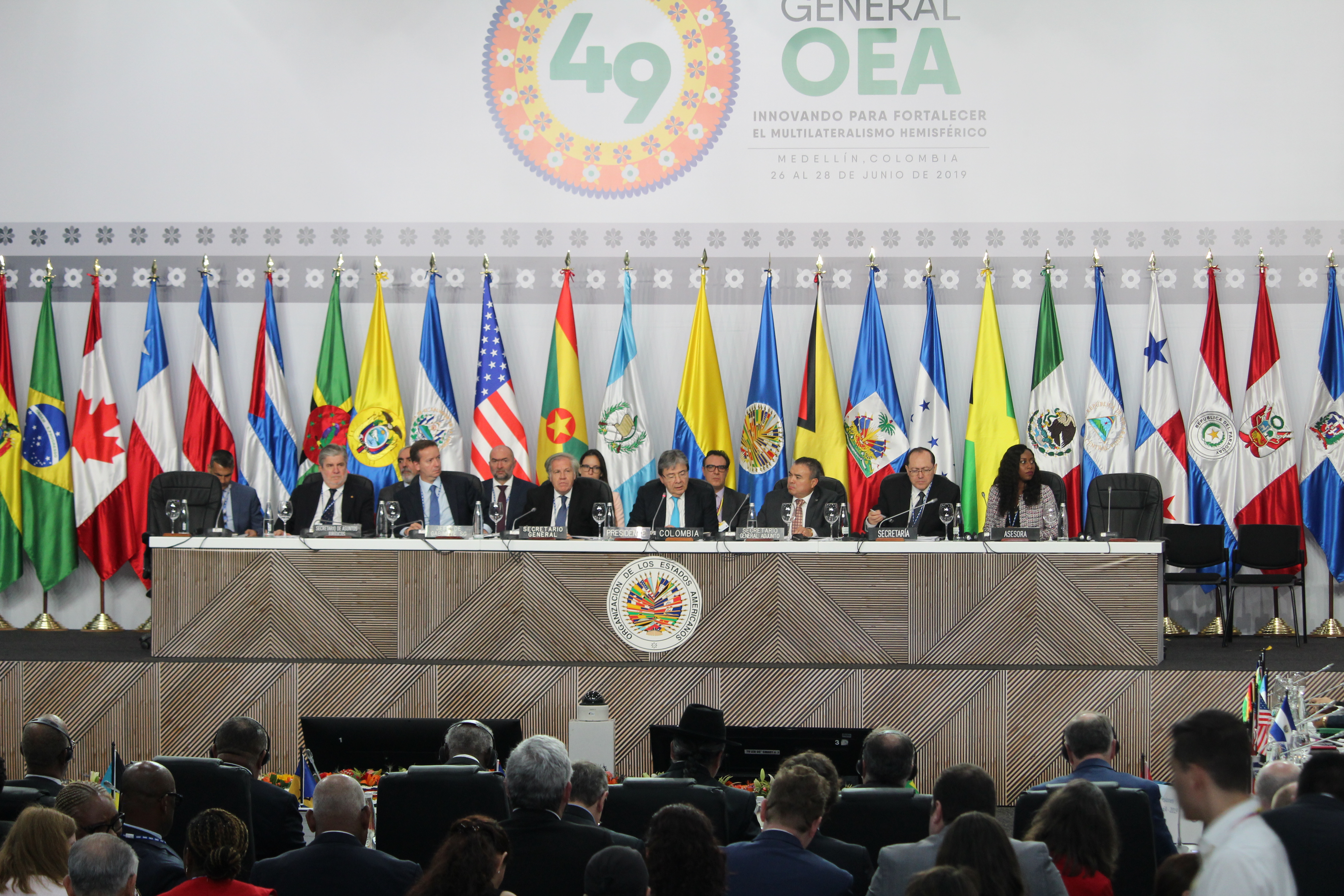 Canciller Holmes Trujillo, elegido Presidente de la 49 Asamblea General de la OEA por votación
