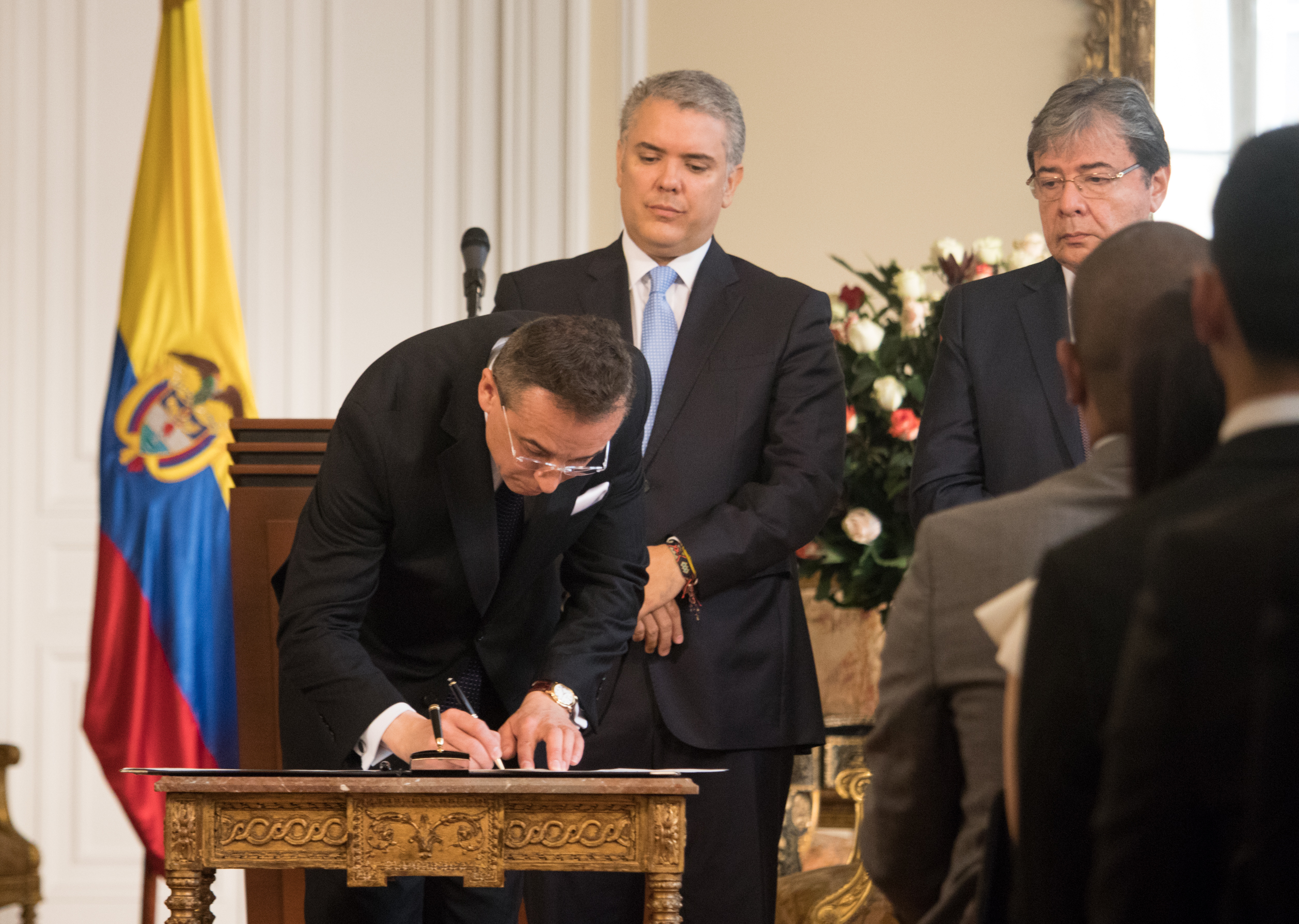 Presidente Iván Duque Márquez posesionó a Álvaro Sandoval como nuevo Embajador de Colombia en India