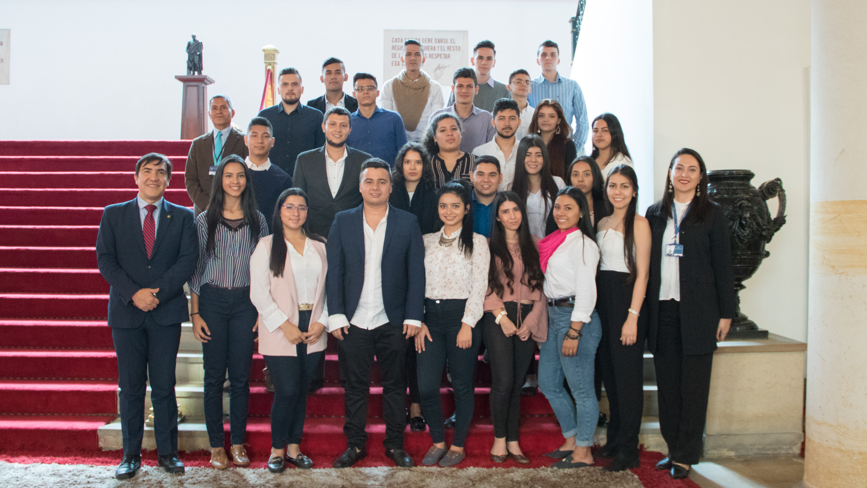 Estudiantes de la Universidad Santo Tomás de Villavicencio aprendieron sobre relaciones internacionales, en la Academia Diplomática Augusto Ramírez Ocampo