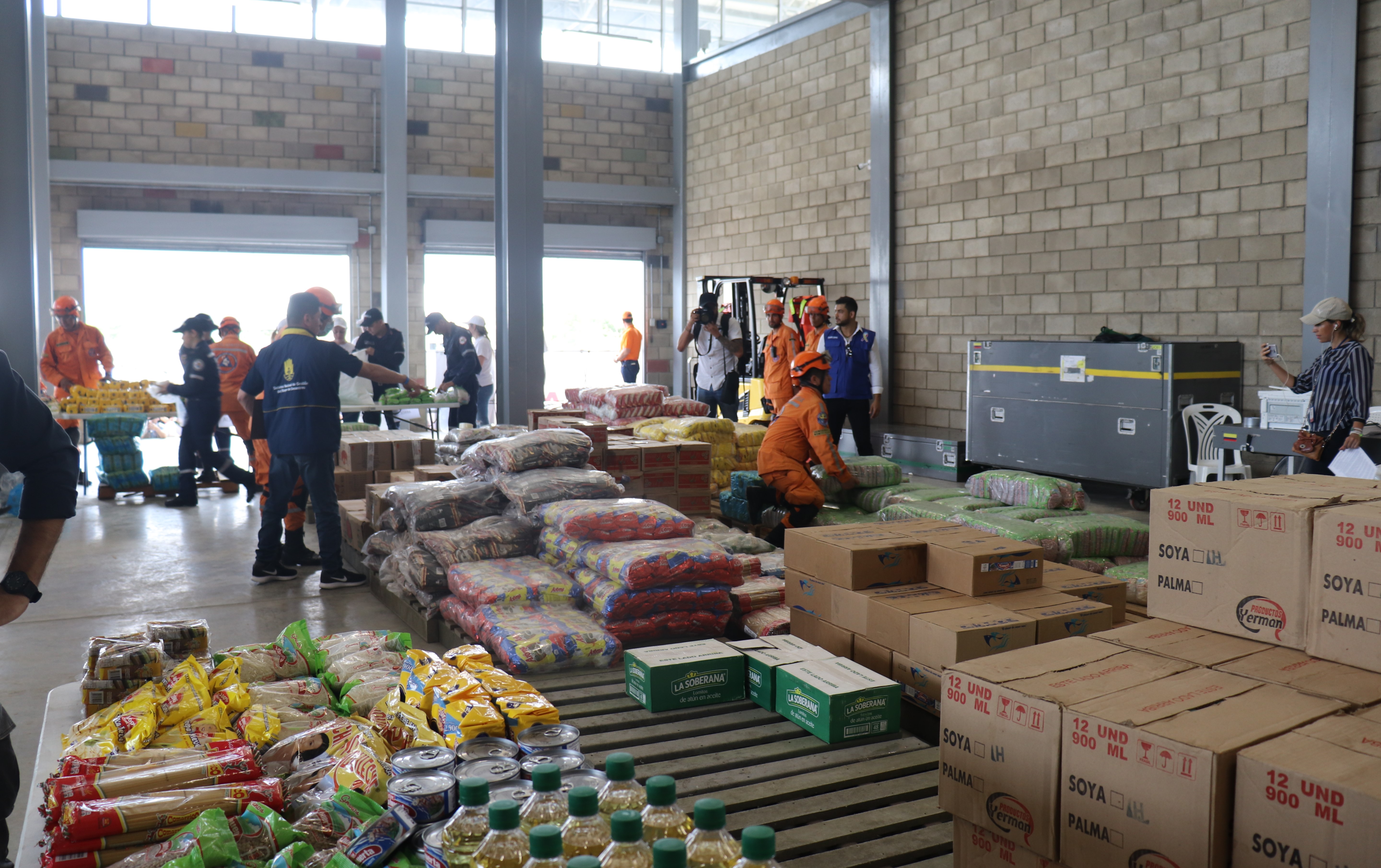 Centro de Acopio de Ayuda Humanitaria en Cúcuta para el pueblo de Venezuela