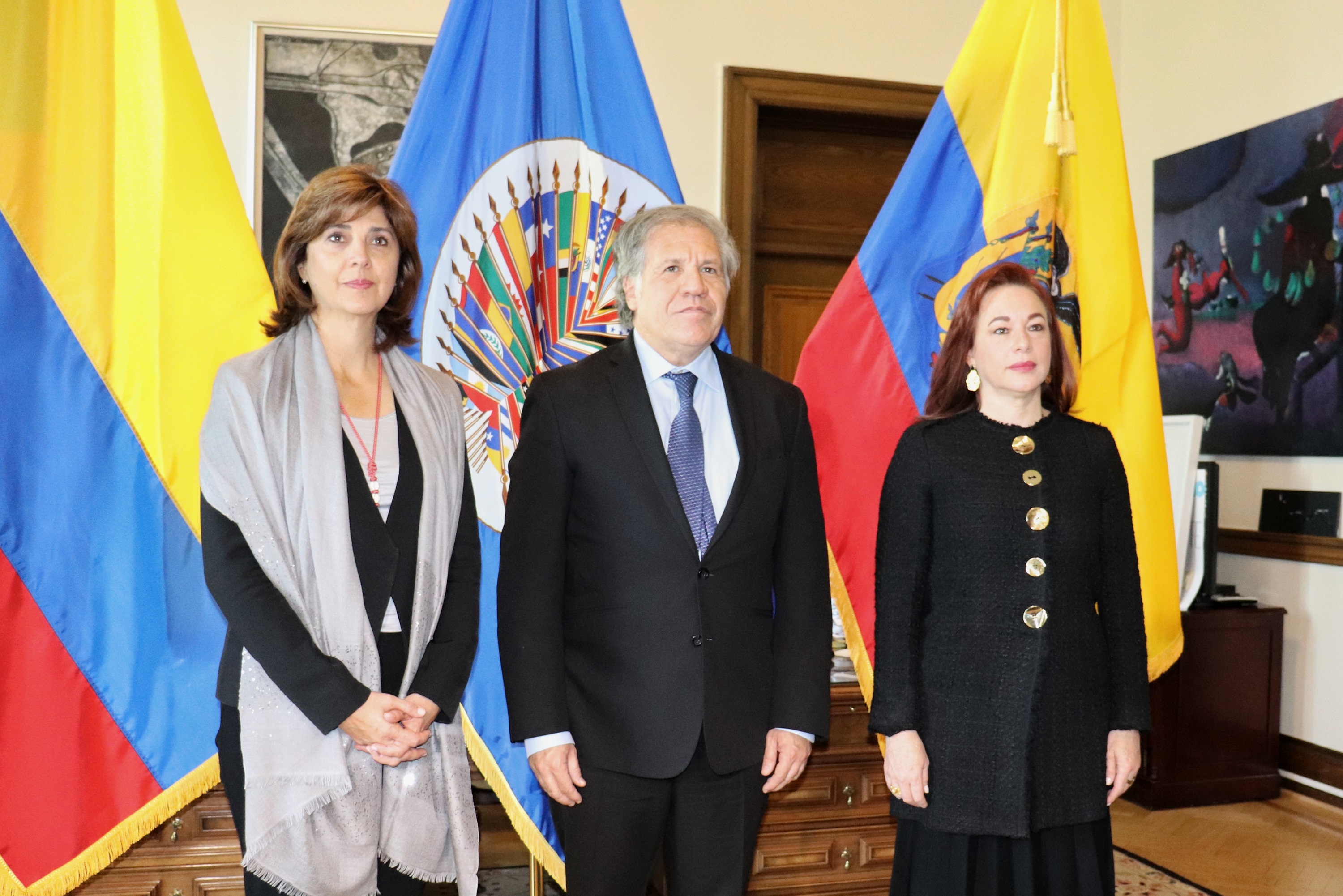 Canciller Holguín participó en la Sesión Extraordinaria del Consejo Permanente de la OEA en la que se analizó la situación de la frontera entre Colombia y Ecuador