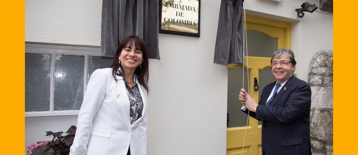 La Embajada de Colombia en Irlanda fue inaugurada oficialmente por el Ministro de Relaciones Exteriores, Holmes Trujillo