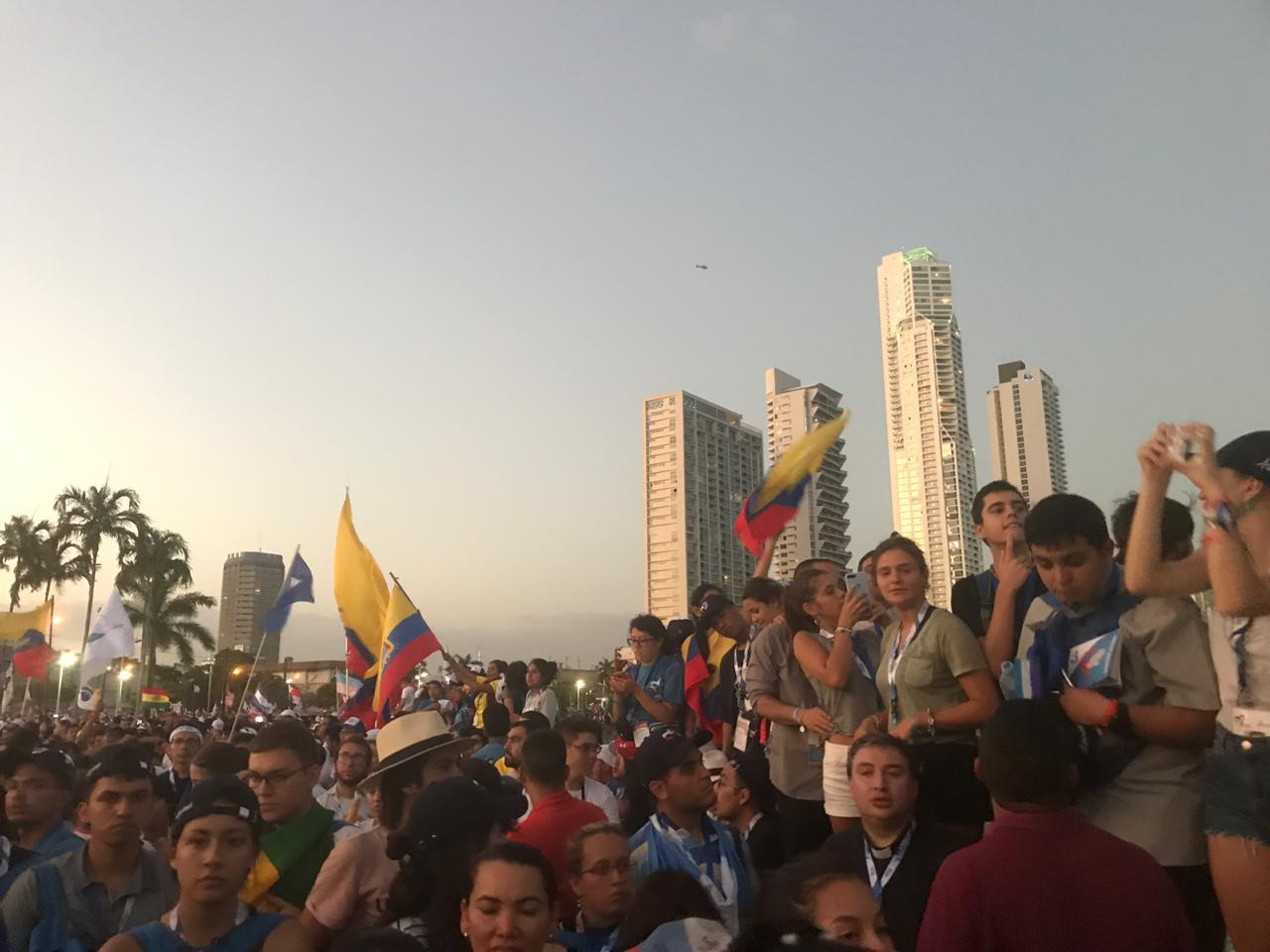 Con normalidad transcurre el cuarto día de la Jornada de la Juventud en Panamá Con normalidad transcurre el cuarto día de la Jornada de la Juventud en Panamá