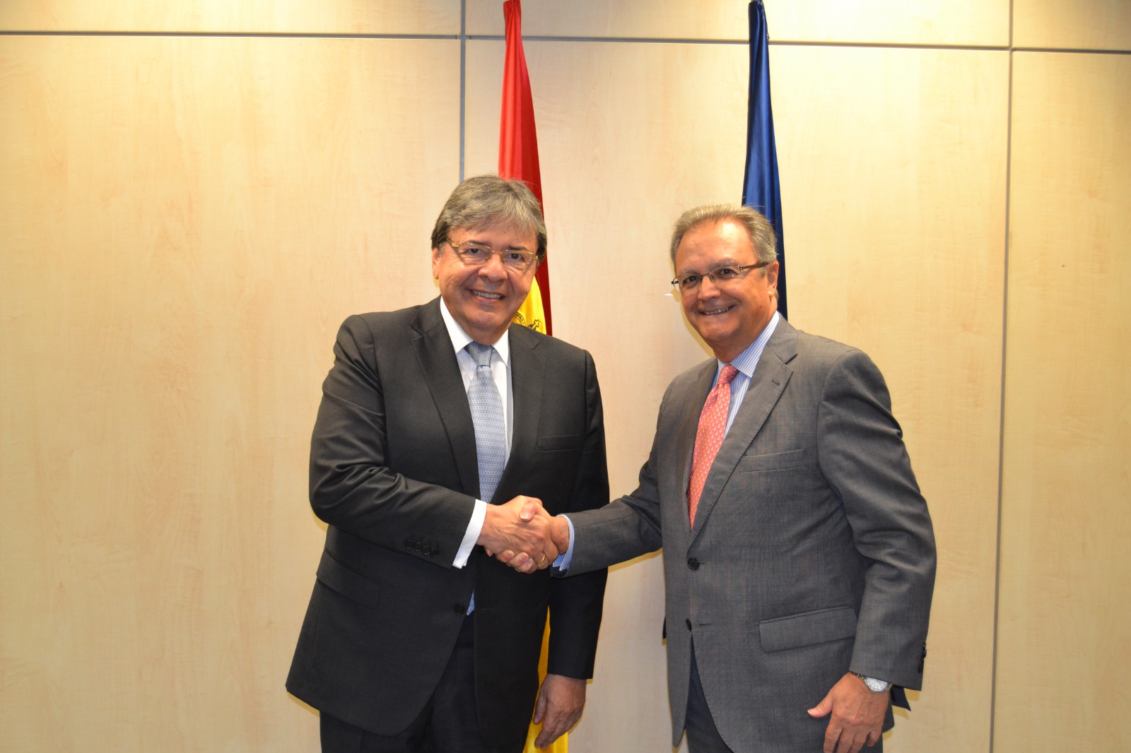 Ministro Trujillo se reunió con el Secretario de Estado de Cooperación Internacional para Iberoamérica y el Caribe, Juan Pablo de Laiglesia