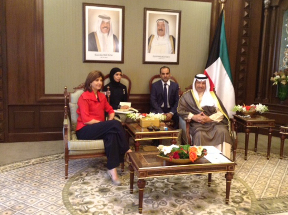 Ministra de Relaciones Exteriores de Colombia se reunió con el Primer Ministro del Estado de Kuwait