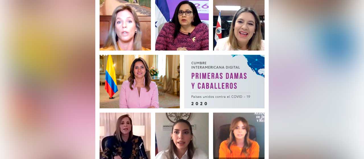La Primera Dama, María Juliana Ruiz, hizo un llamado a sus homólogas a continuar trabajando articuladamente para cumplir con las metas trazadas en la Agenda