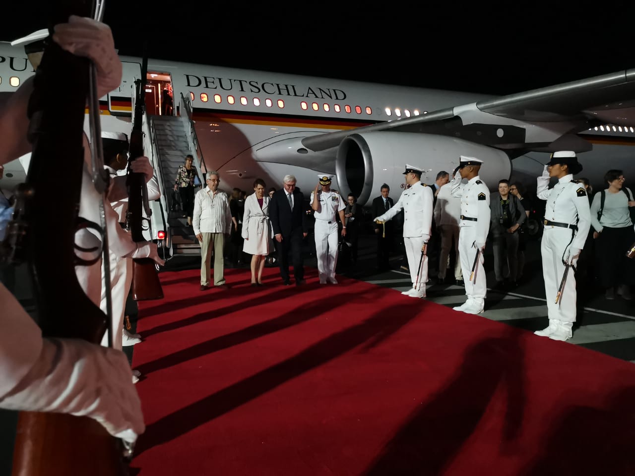 Con el propósito de apoyar el proceso de estabilización y convivencia pacífica y promover temas de biodiversidad, el Presidente de Alemania, Frank Walter Steinmeier, inicia visita oficial en Cartagena de Indias  