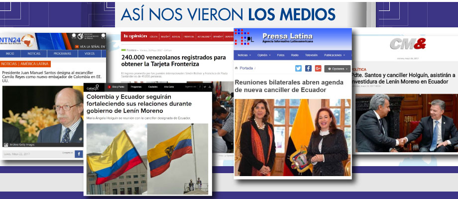 Así nos vieron los medios del 22 al 26 de mayo de 2017