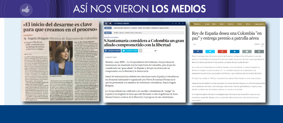 visita de la Canciller Holguín a España