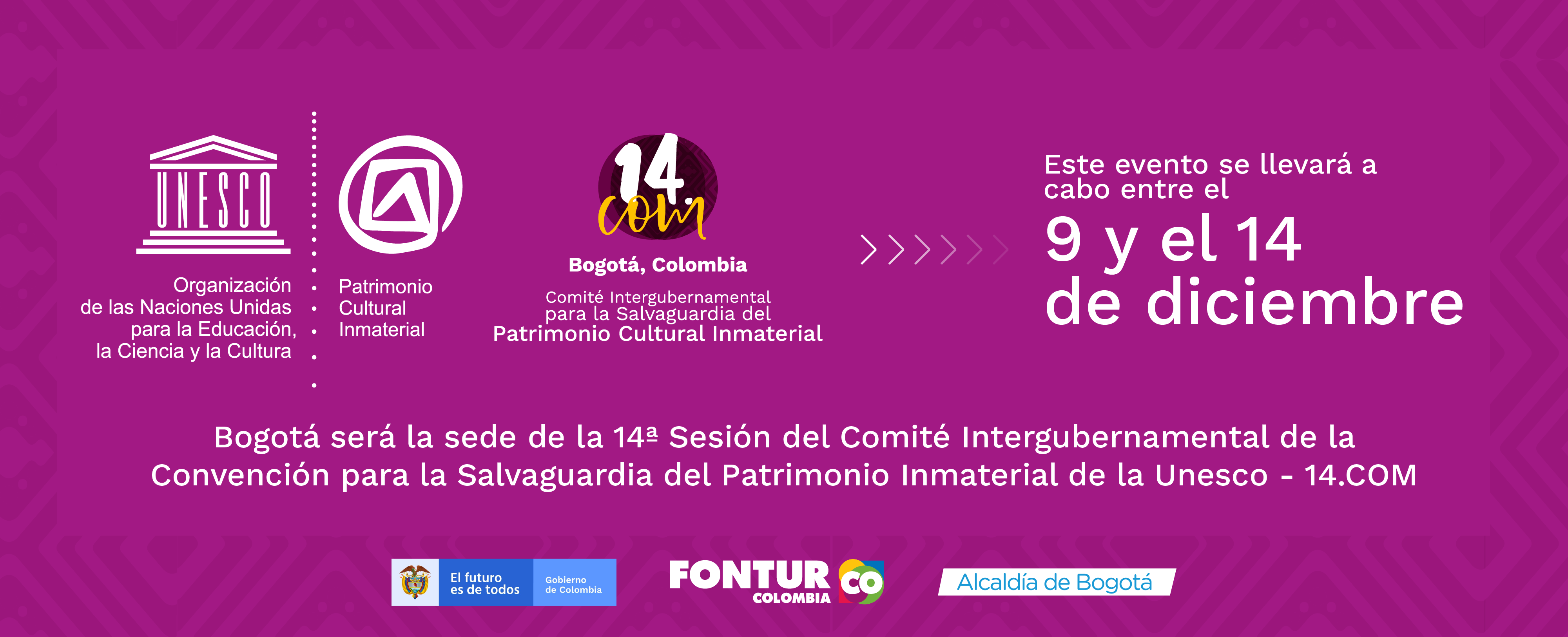 Están abiertas las inscripciones para participar en la 14ª Sesión del Comité Intergubernamental de la Convención para la Salvaguardia del Patrimonio Inmaterial de la Unesco - 14.COM