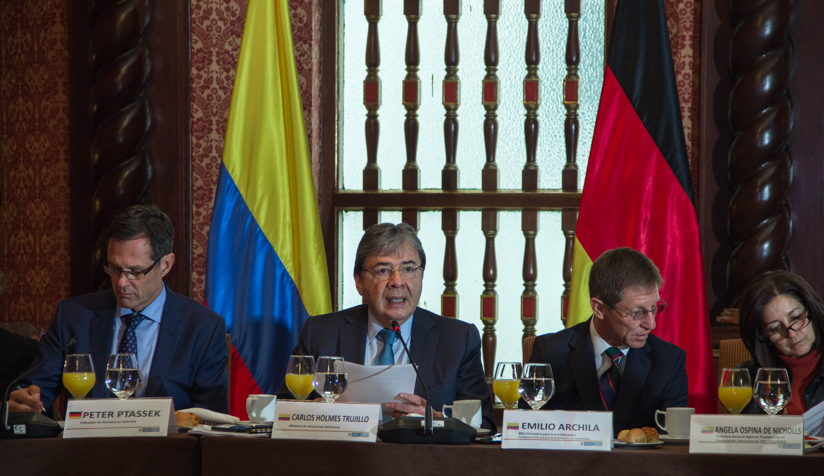 Canciller Carlos Holmes Trujillo participó en reunión del Grupo de Cooperantes con el fin de coordinar la cooperación internacional en el departamento de Norte de Santander