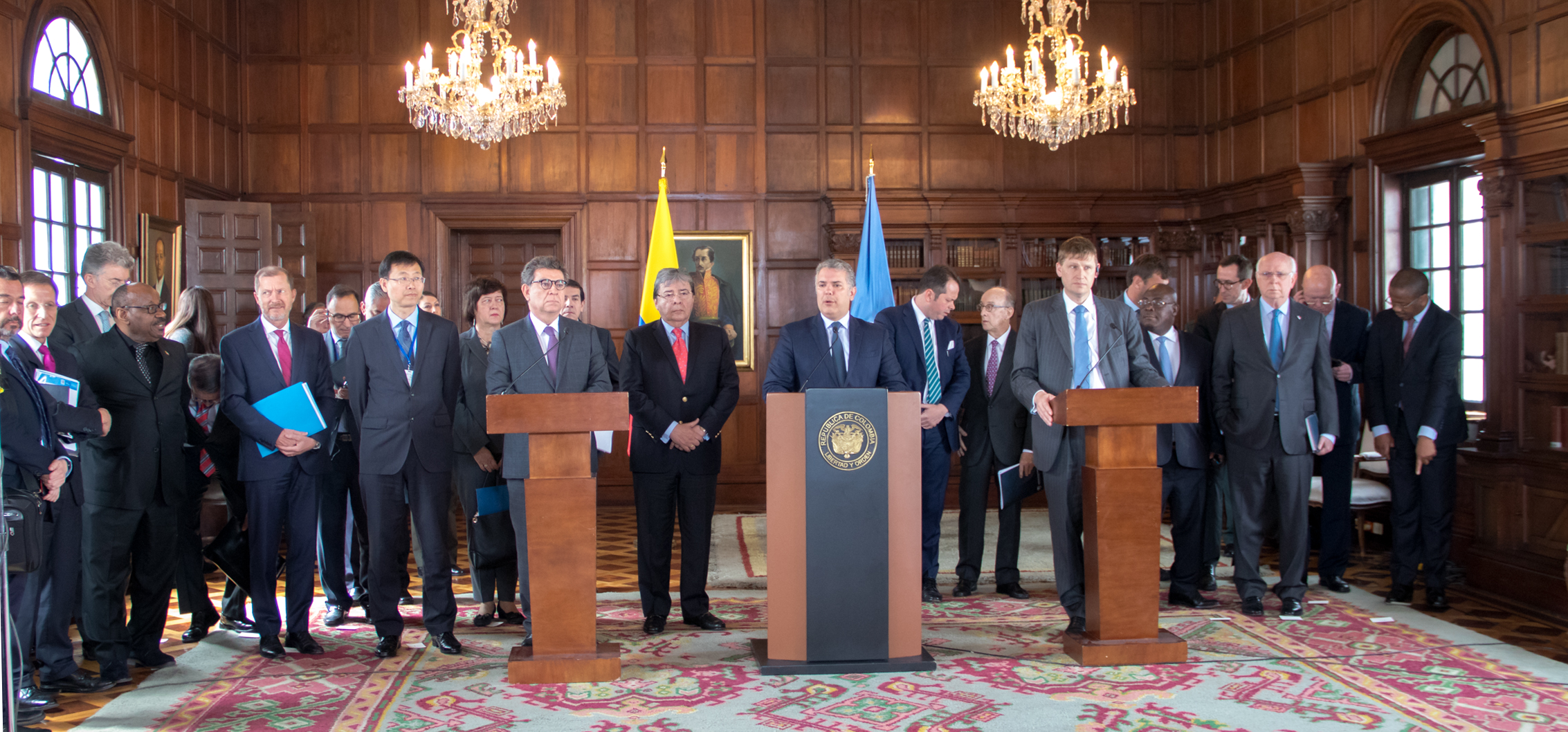 Durante visita del Consejo de Seguridad de la ONU, Presidente Iván Duque solicitó prorrogar por un año acompañamiento de la Misión de Verificación 