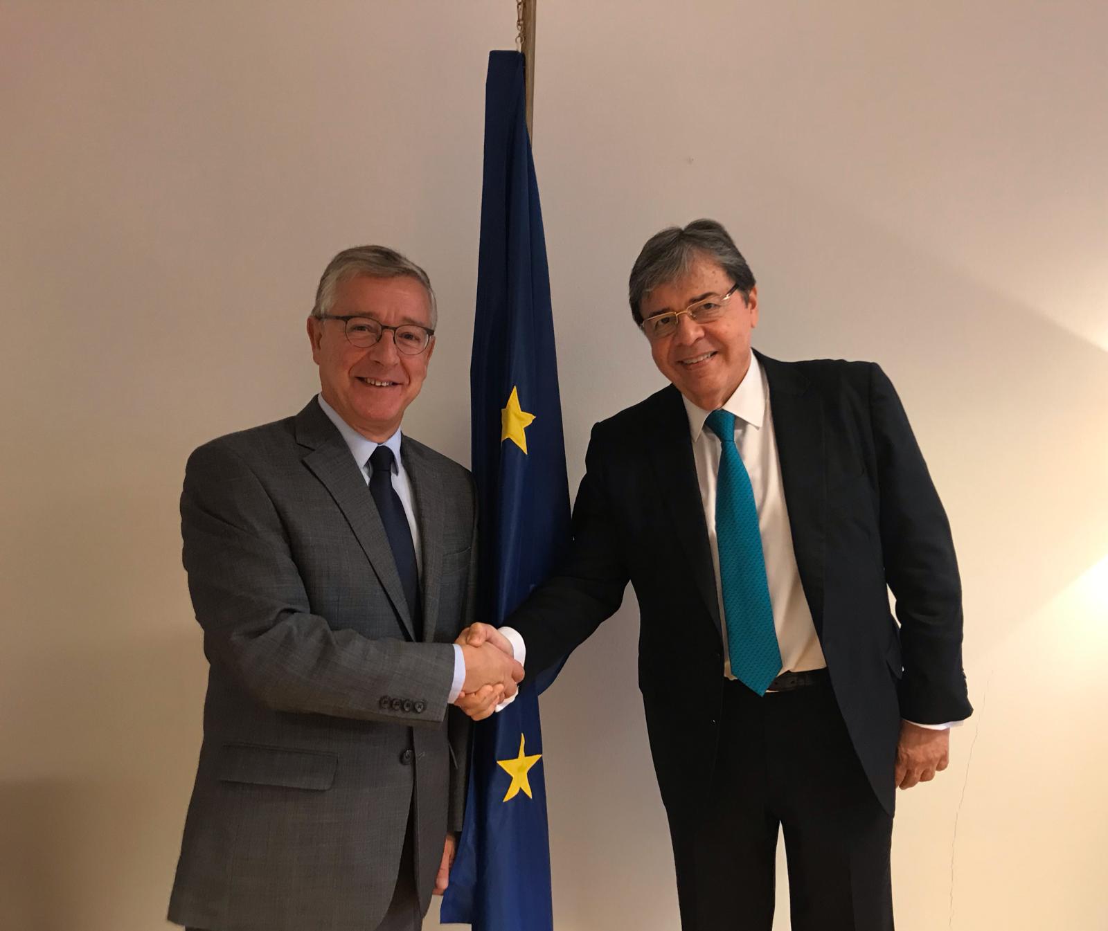 Ministro Trujillo se reunió con el Director General para Asuntos Marítimos y Pesca de la Comisión Europea