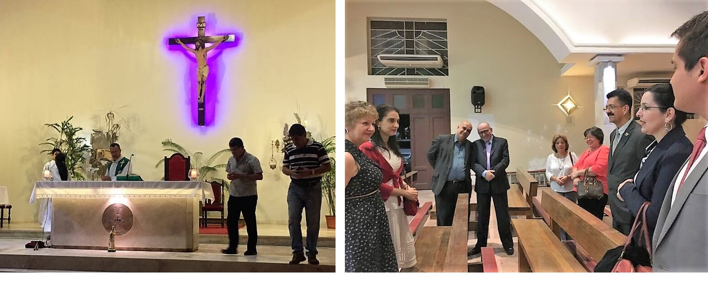 El Consulado en Asunción realizó una eucaristía con ocasión de la visita del Papa Francisco a Colombia