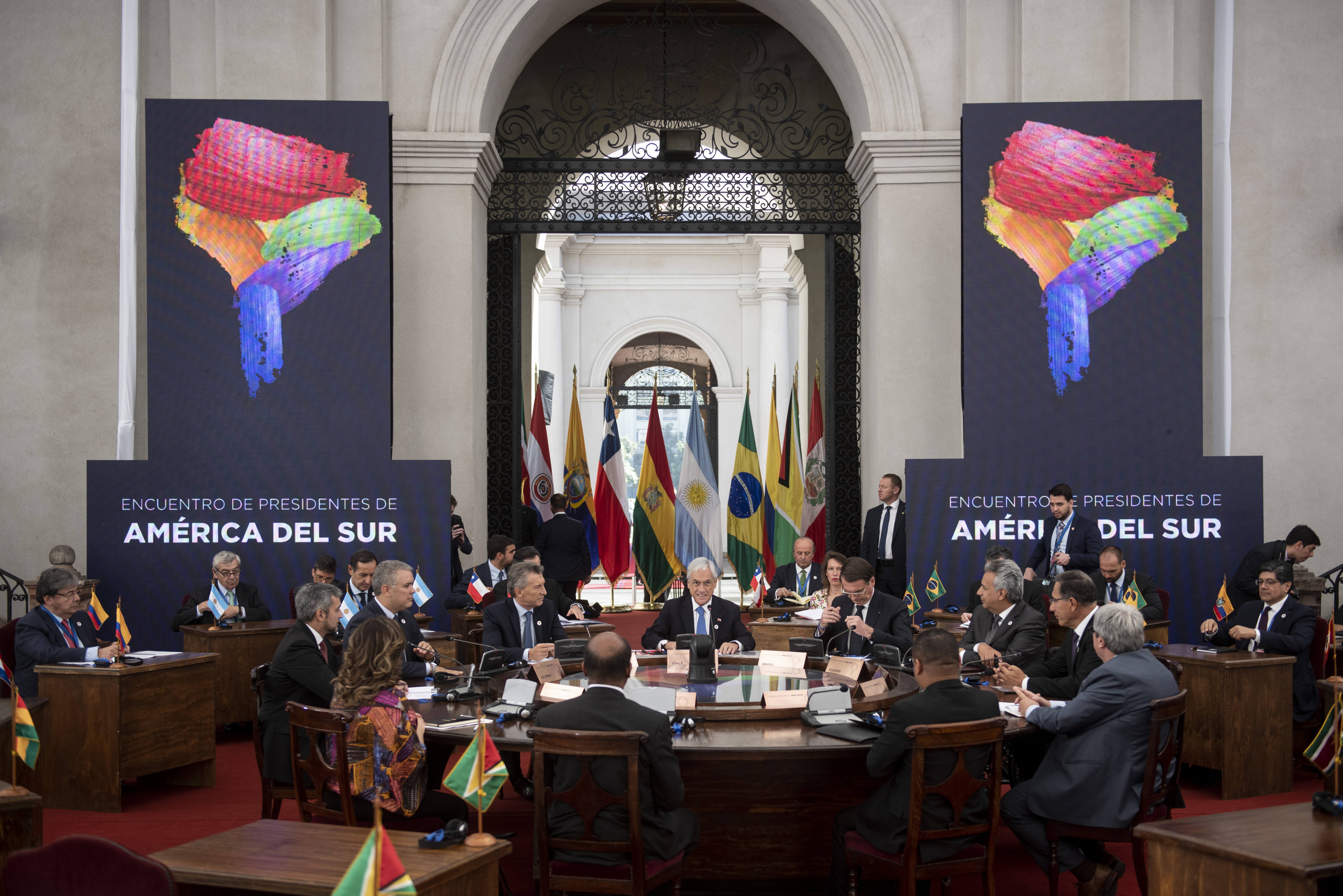 Durante el diálogo para la coordinación y colaboración en América del Sur, el Presidente de Chile ofreció un agradecimiento especial a su homólogo colombiano, Iván Duque