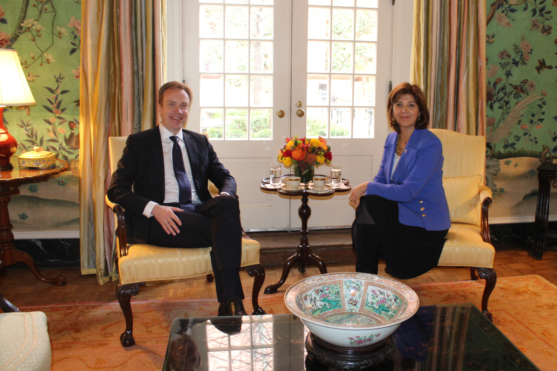 Ministros de Relaciones Exteriores de Colombia y Noruega se reunieron en Washington D.C.
