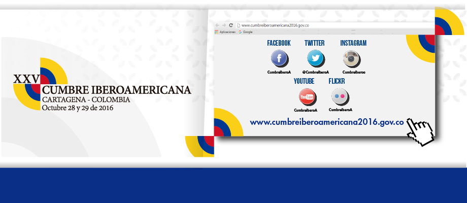 Visite la página oficial de la Cumbre Iberoamericana 2016