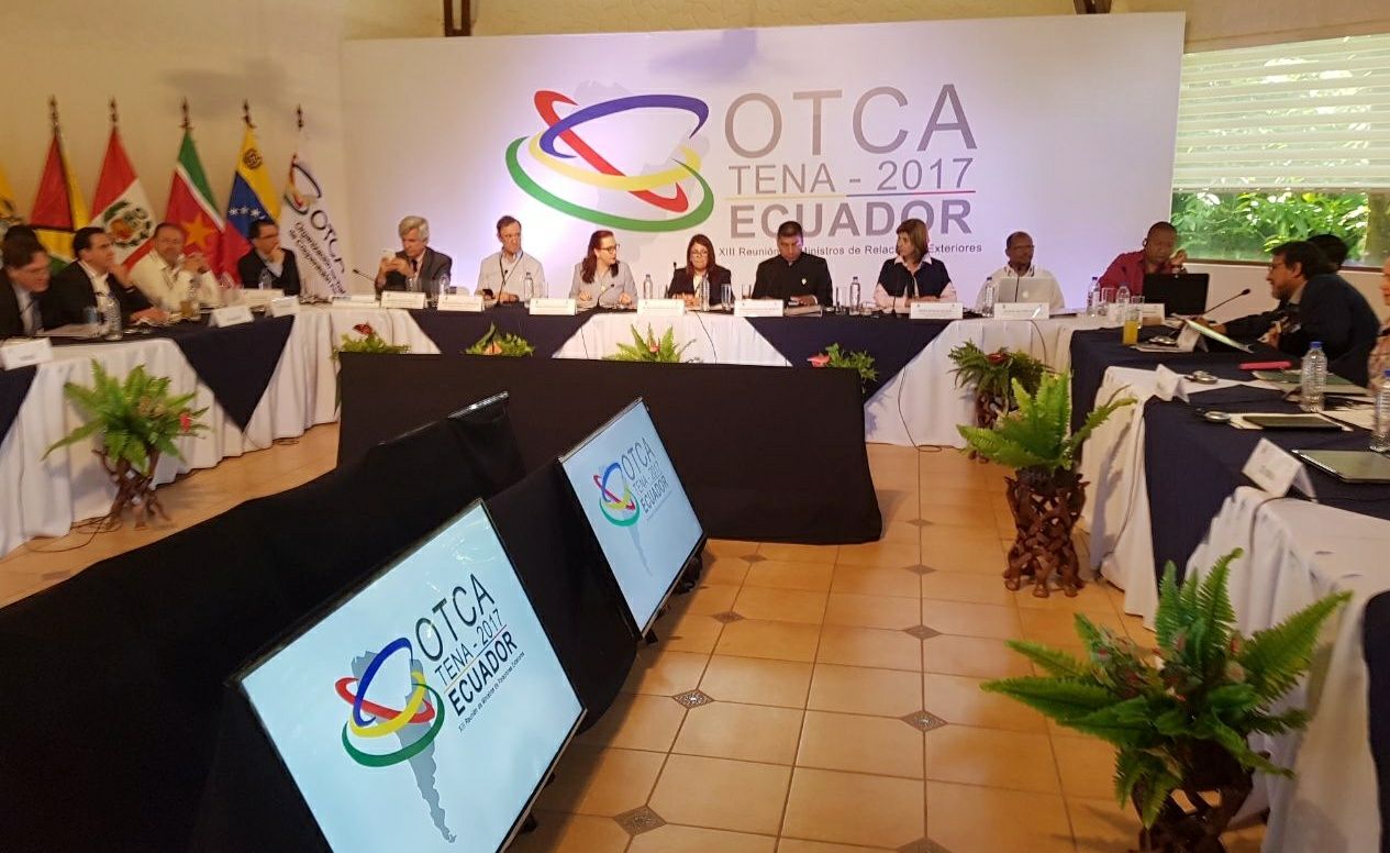 Ministra María Ángela Holguín participa en la reunión de cancilleres de la Organización del Tratado de Cooperación Amazónica