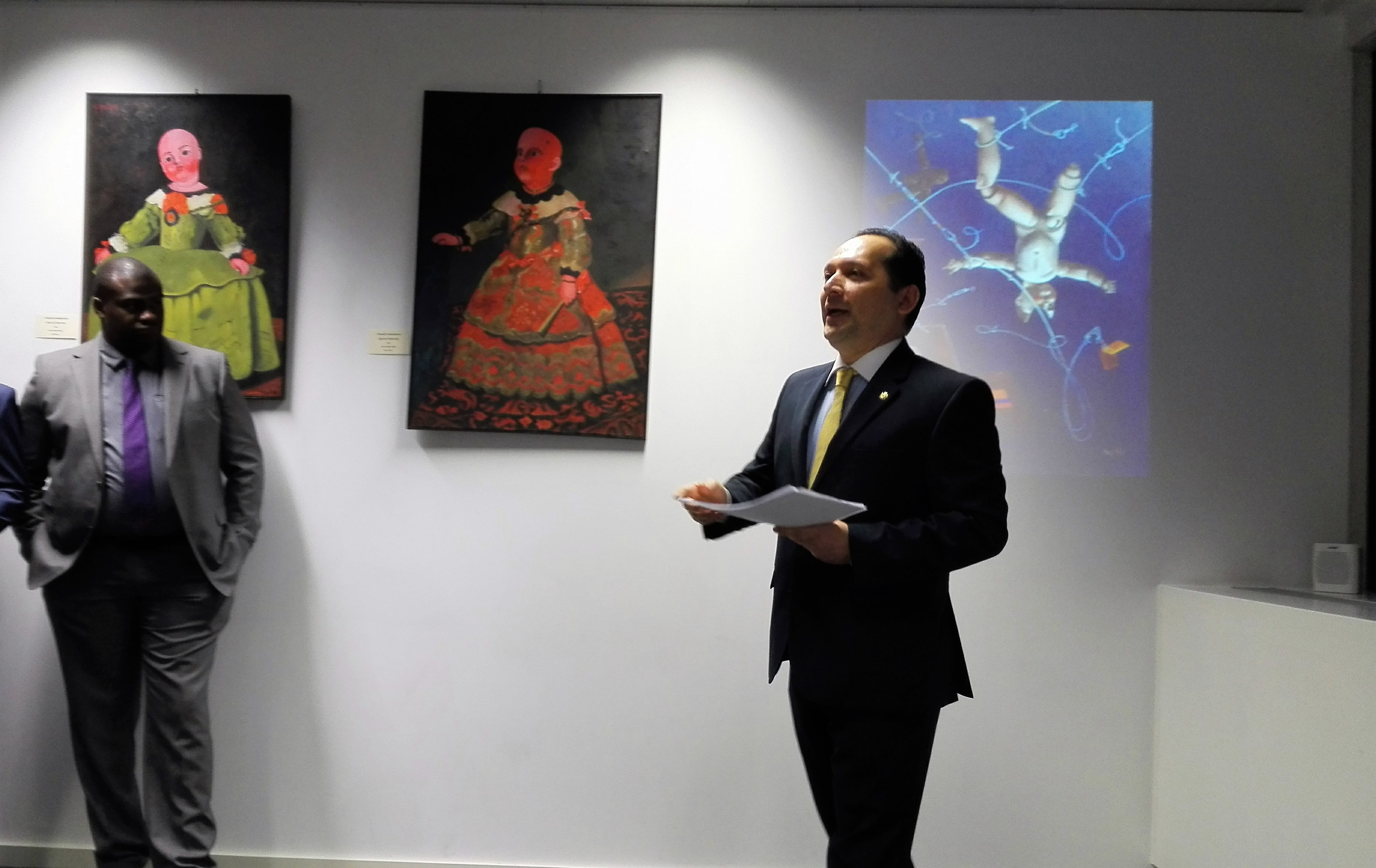 El Consulado de Colombia en Bruselas inauguró la exposición de pinturas del maestro Gerardo Pacheco Cárdenas