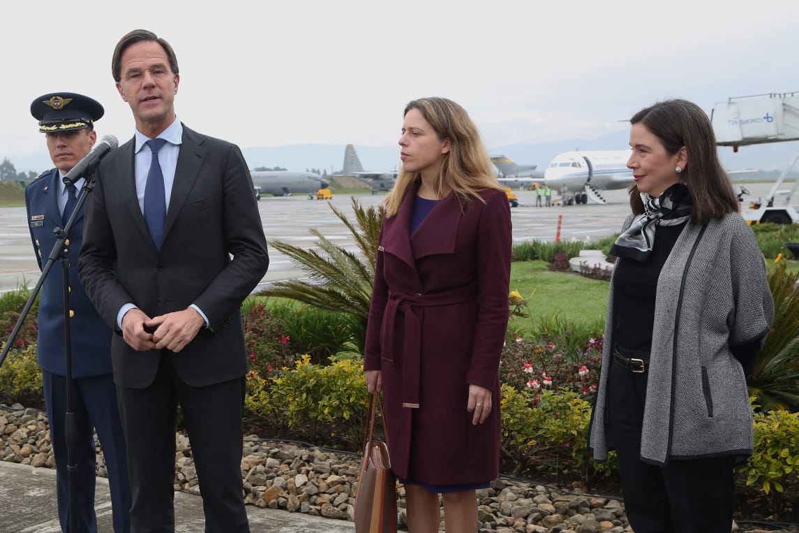 Primer Ministro de Países Bajos, Mark Rutte, visita Colombia para revisar asuntos de la agenda bilateral
