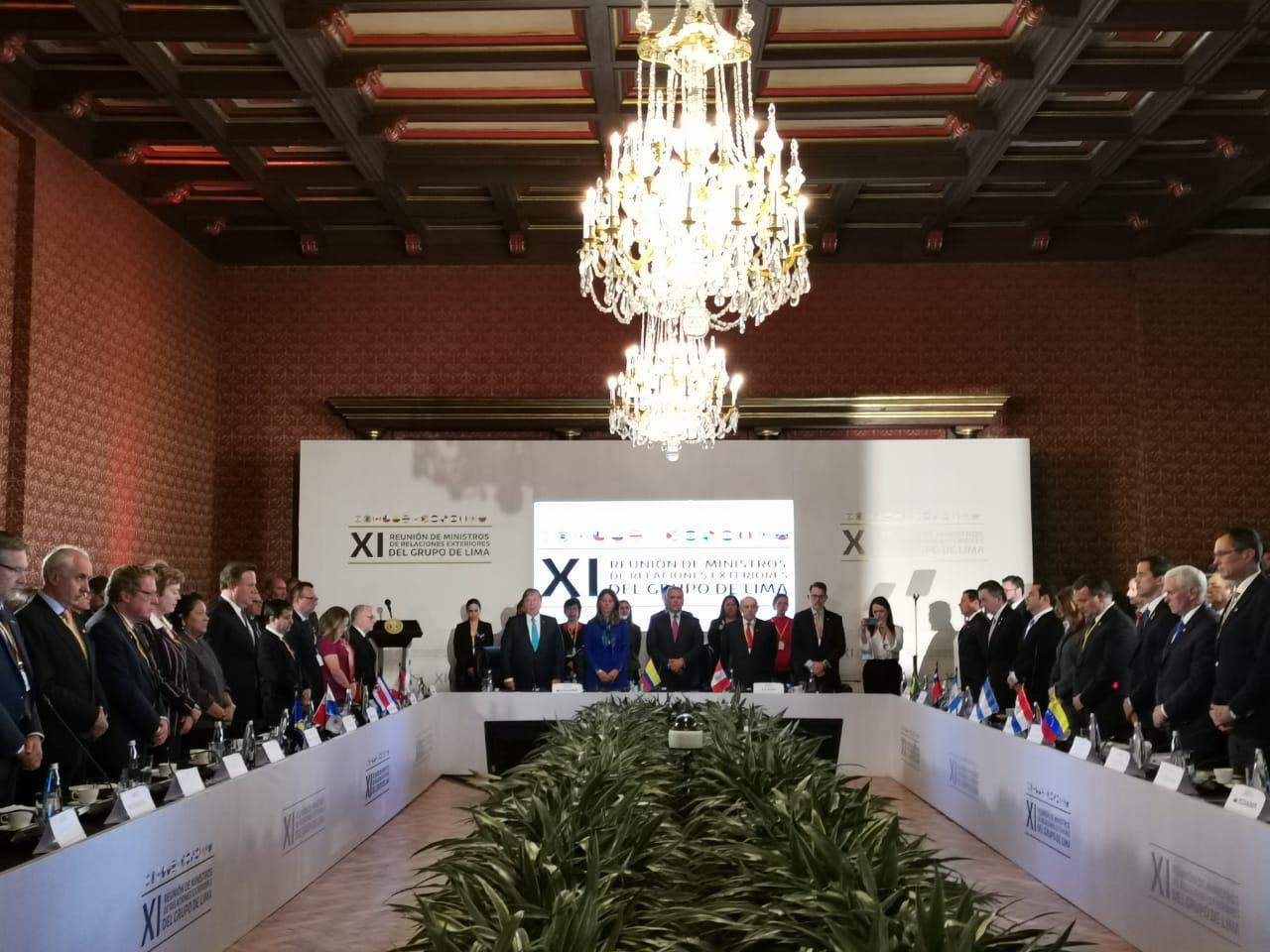 El Presidente y la Vicepresidenta de Panamá, Juan Carlos Varela Rodríguez e Isabel de Saint Malo de Alvarado, participaron en la reunión del Grupo de Lima que se realizó en Bogotá