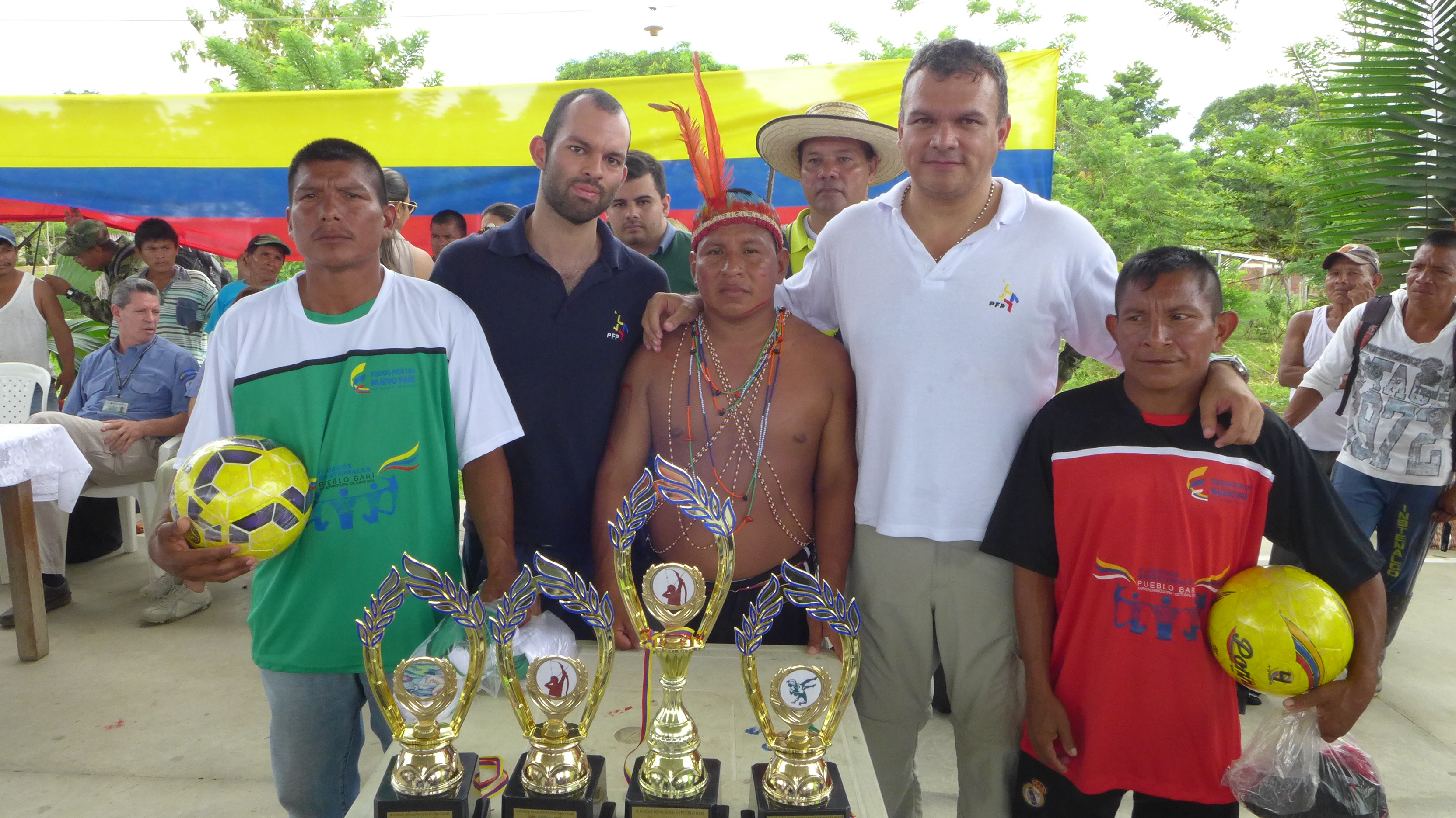 Plan Fronteras para la Prosperidad presente en los II Juegos Binacionales Bari, en Tibú (Norte de Santander)