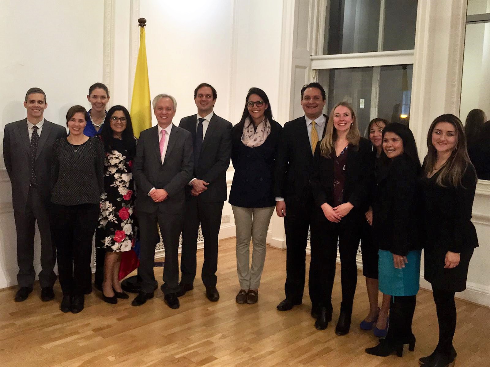 Embajada de Colombia recibió a delegación de universidades nacionales que visita Reino Unido para fortalecer alianzas académicas