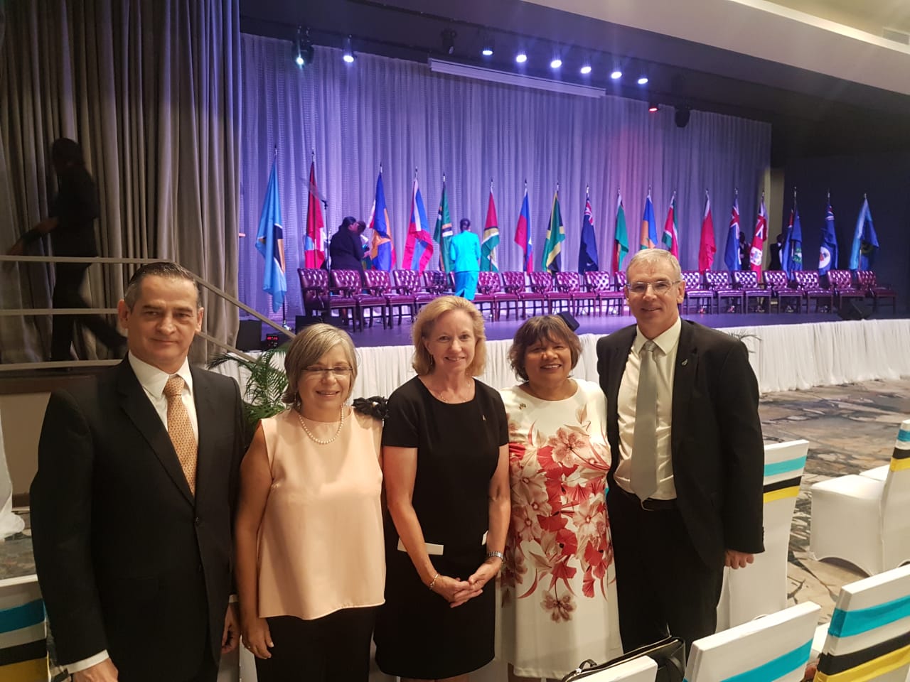 La Embajadora Martha Cecilia Pinilla participó en la Cumbre 40 de Jefes de Gobierno Caricom que tuvo lugar en Santa Lucía