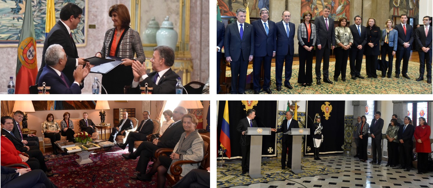 Canciller Holguín acompañó al Presidente Santos en su visita de Estado a Portugal