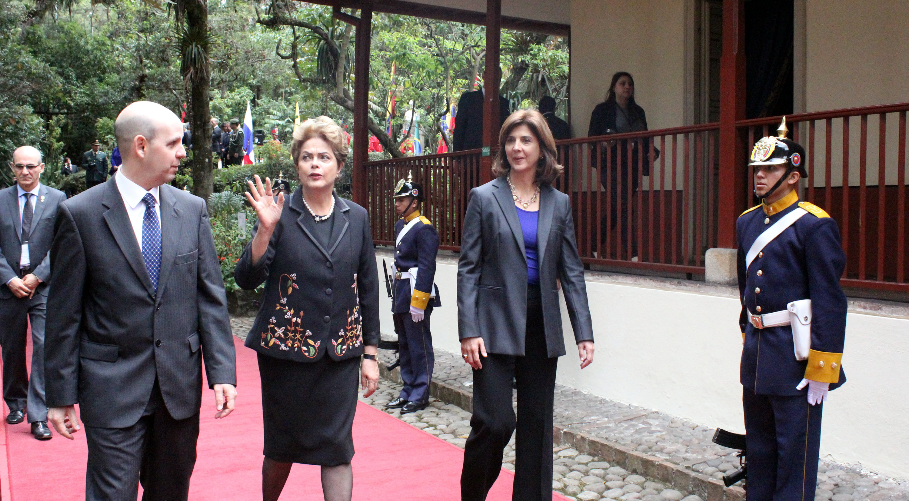 Ministra de Relaciones Exteriores y Presidenta de Brasil recorrieron el Museo Quinta de Bolívar