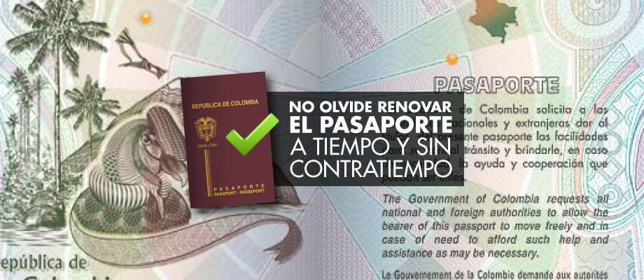 Nuevo pasaporte, renovar pasaporte