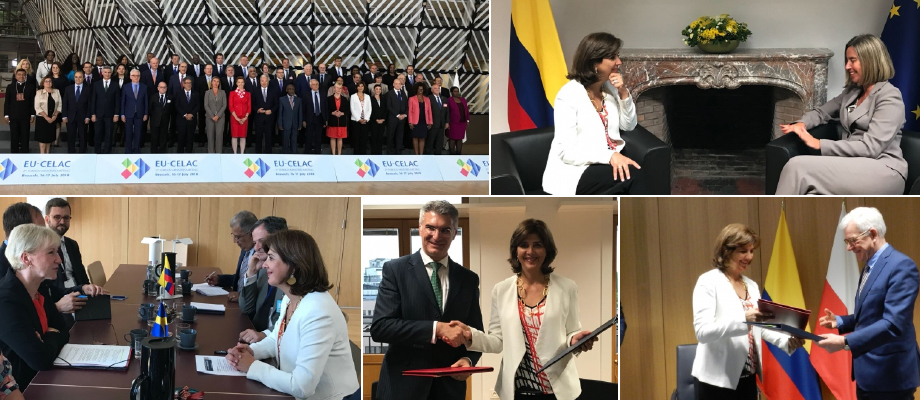 La Canciller Holguín dialogó con representantes de la Unión Europea, Malta, Suecia, Estonia, Hungría, Polonia y Rumania en el marco de la segunda reunión Ministros de Relaciones Exteriores 