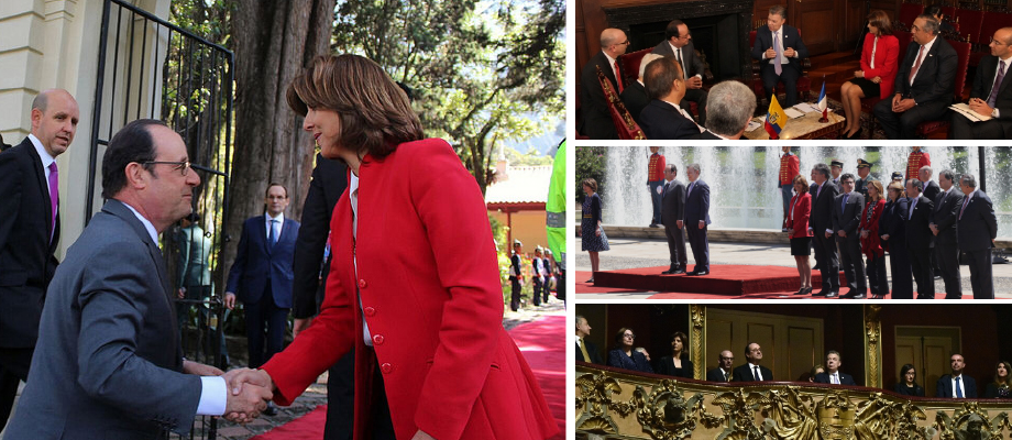 Resumen de la Visita oficial a Colombia del Presidente de Francia, Francois Hollande en 2017