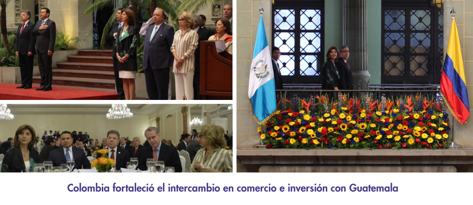 Colombia fortaleció el intercambio en comercio e inversión con Guatemala