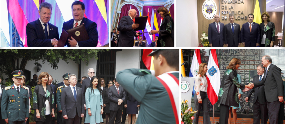 Resumen de la Visita oficial que realizaron el Presidente Santos y Canciller Holguín a Paraguay