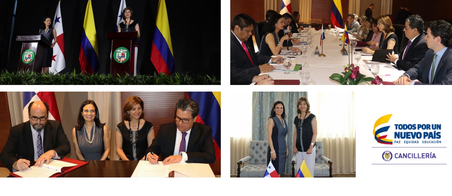 Resumen del encuentro que sostuvieron la Canciller María Ángela Holguín y la Vicepresidente y Ministra de Relaciones Exteriores de Panamá, Isabel De Saint Malo de Alvarado