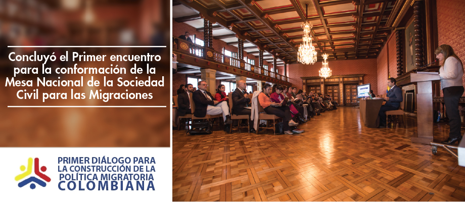 Alt: Concluyó el Primer encuentro para la conformación de la Mesa Nacional de la Sociedad Civil para las Migraciones 