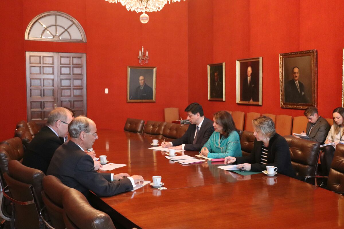 Viceministra de Asuntos Multilaterales, Adriana Mendoza, se reunió con el Jefe de Cooperación Económica de Suiza