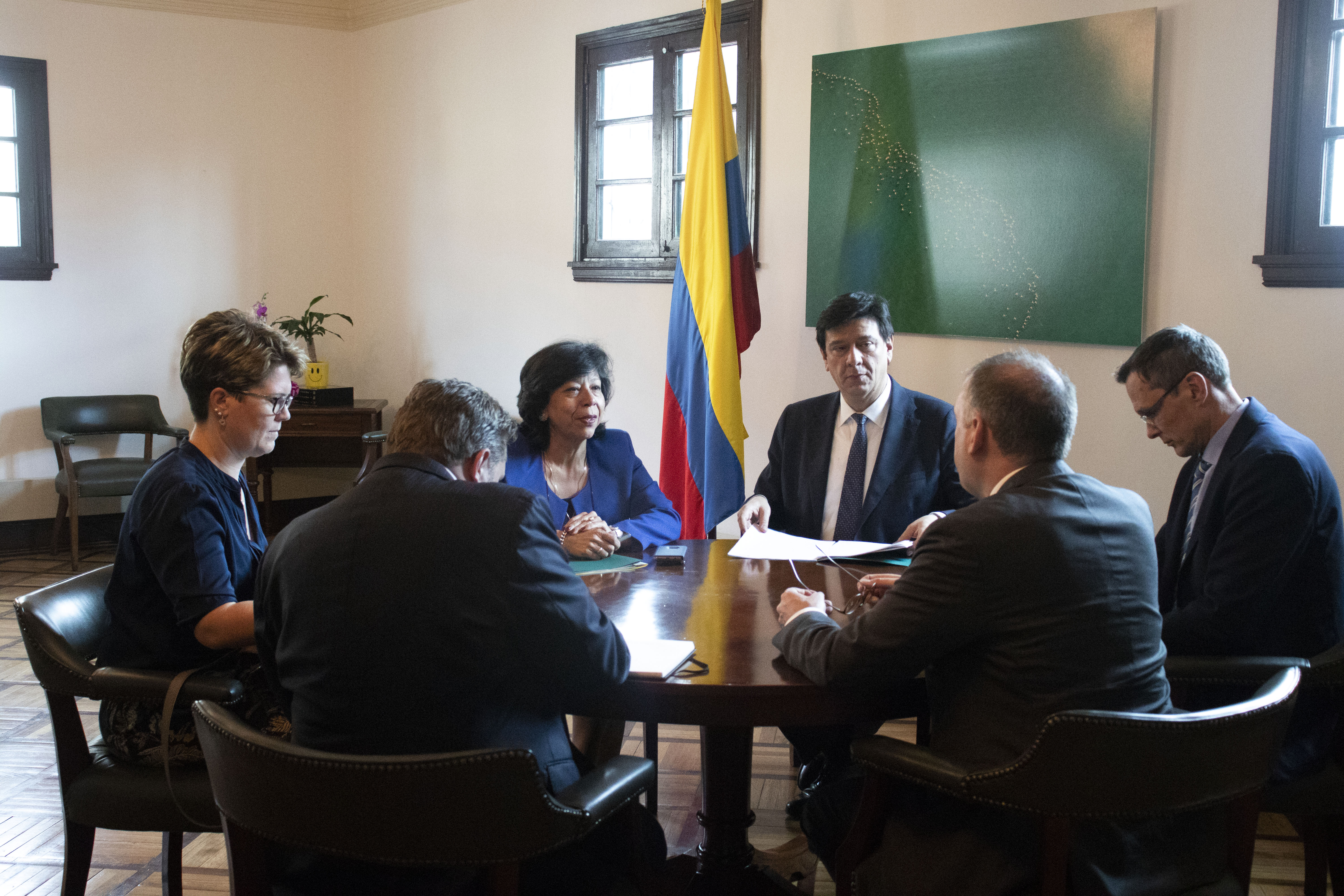 Viceministra de Relaciones Exteriores y el Ministro Adjunto de Relaciones Exteriores de Alemania dialogaron sobre temas de la agenda bilateral y de interés común