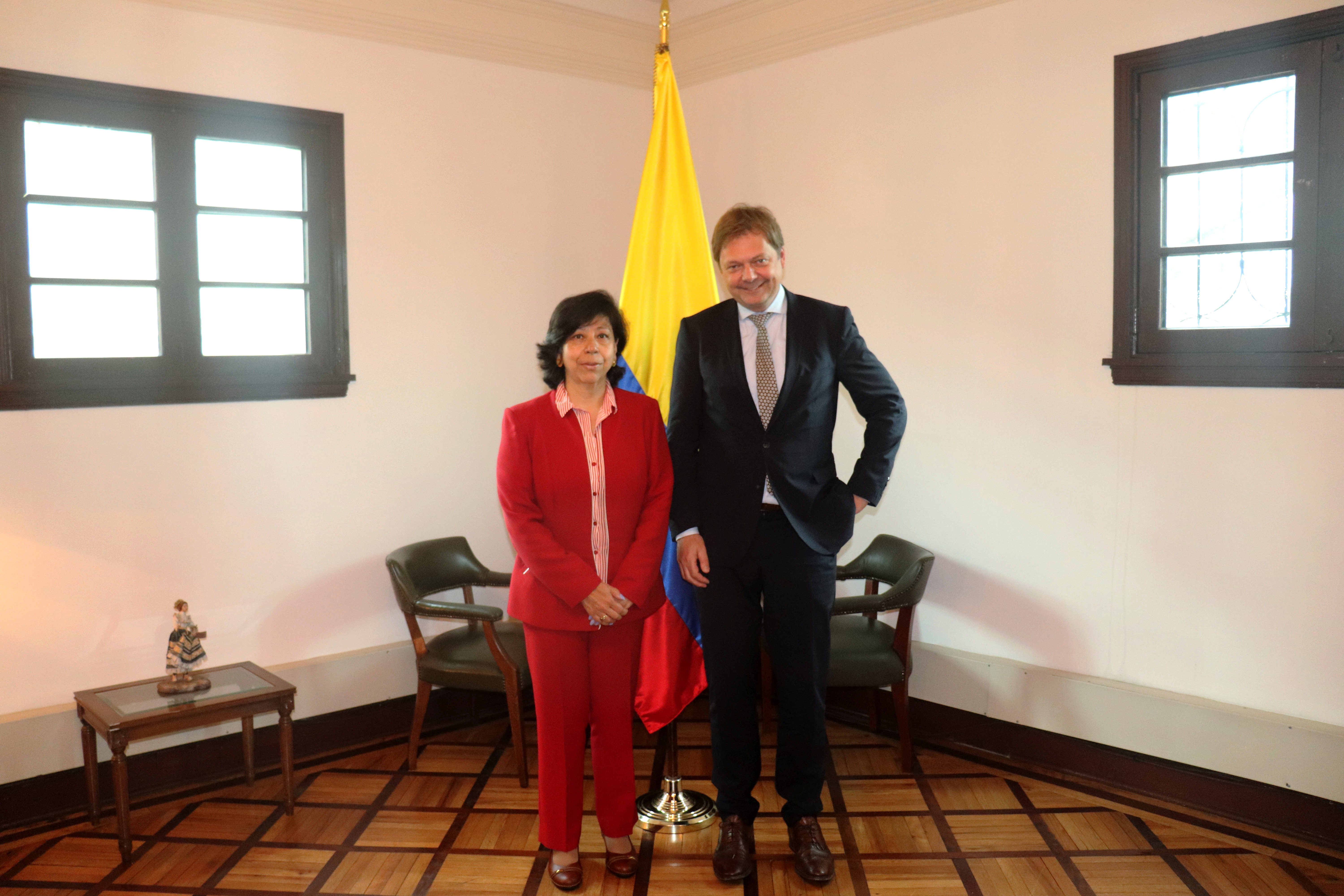 La Viceministra de Relaciones Exteriores se reunió con el Director de Asuntos Políticos para América Latina del Ministerio de Relaciones Exteriores de Alemania