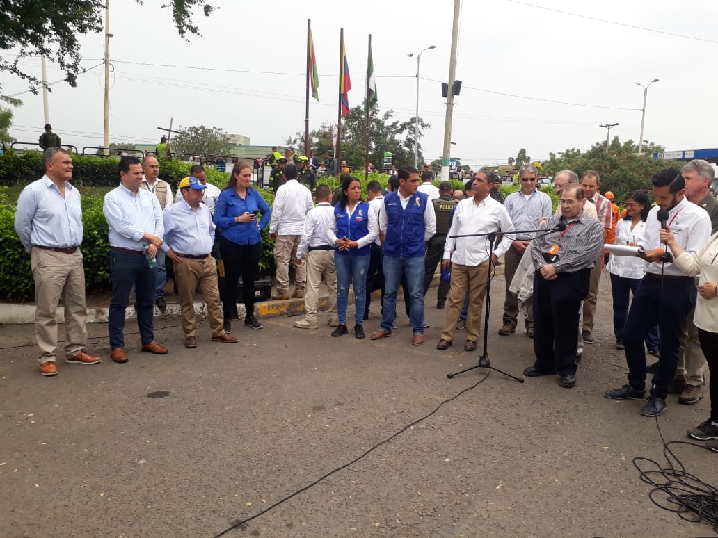 Gerente de Frontera entregó balance de actividades del Gobierno Nacional para atender necesidades de colombianos y venezolanos en Cúcuta, durante visita de congresistas de los EE.UU.