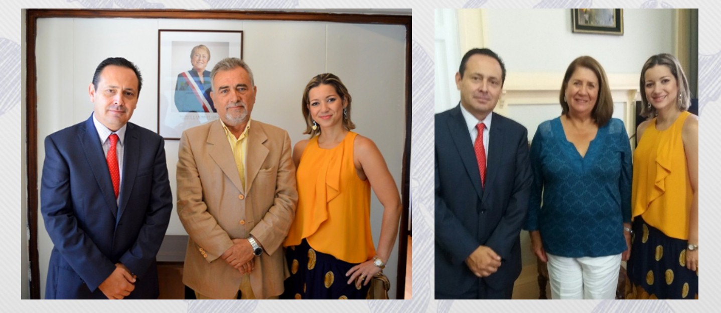 El Consulado de Colombia en Santiago de Chile sostuvo encuentros con autoridades de Valparaíso, Cachapoal y Rancagua