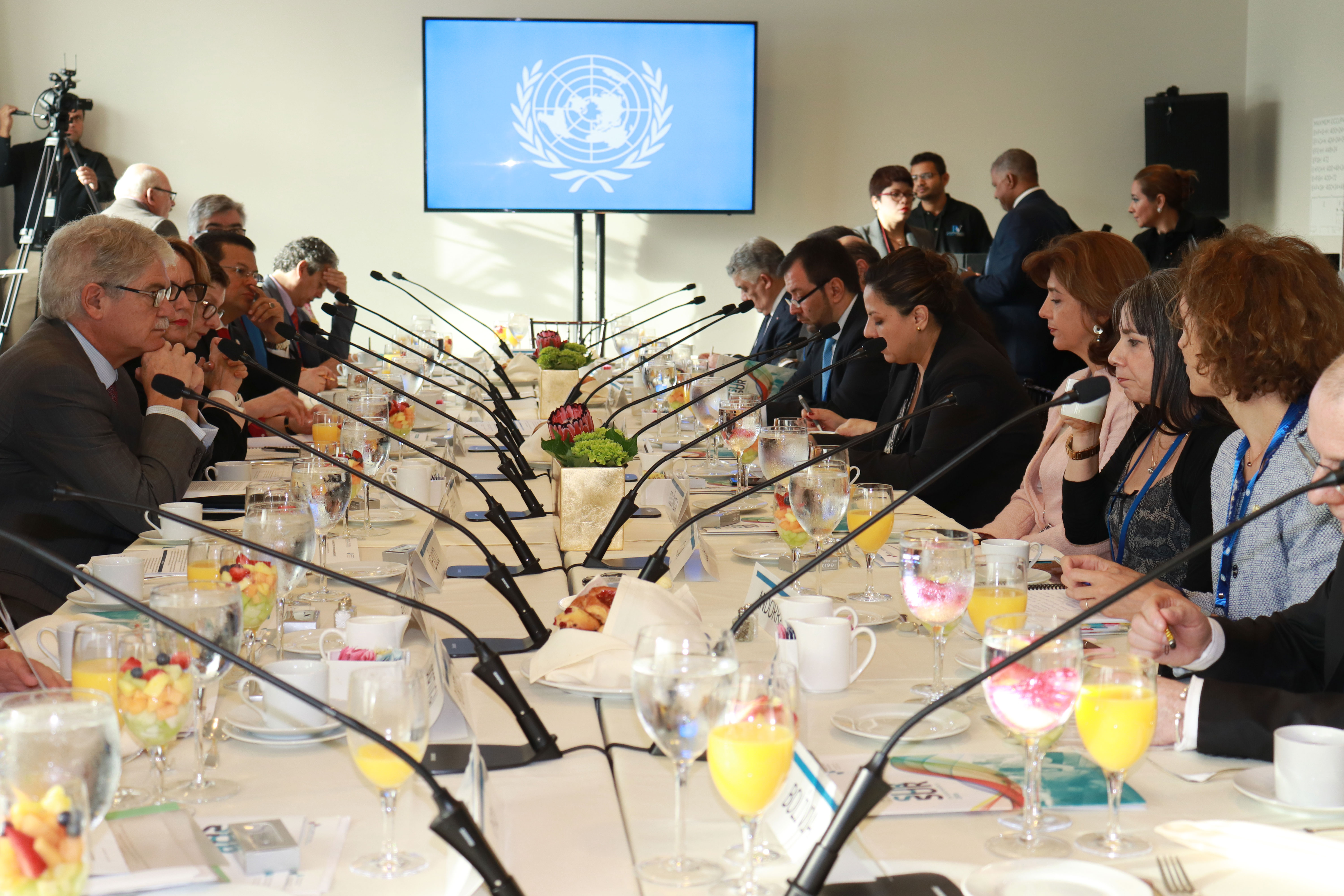 Canciller María Ángela Holguín participó en la reunión de trabajo de la Conferencia
