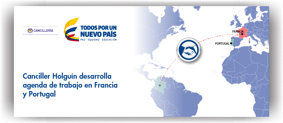 La Canciller Holguín desarrolla agenda de trabajo en Francia y Portugal