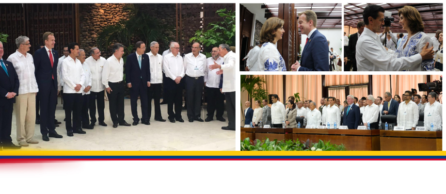 Colombia agradece a la comunidad internacional el apoyo que ha brindado al proceso de paz