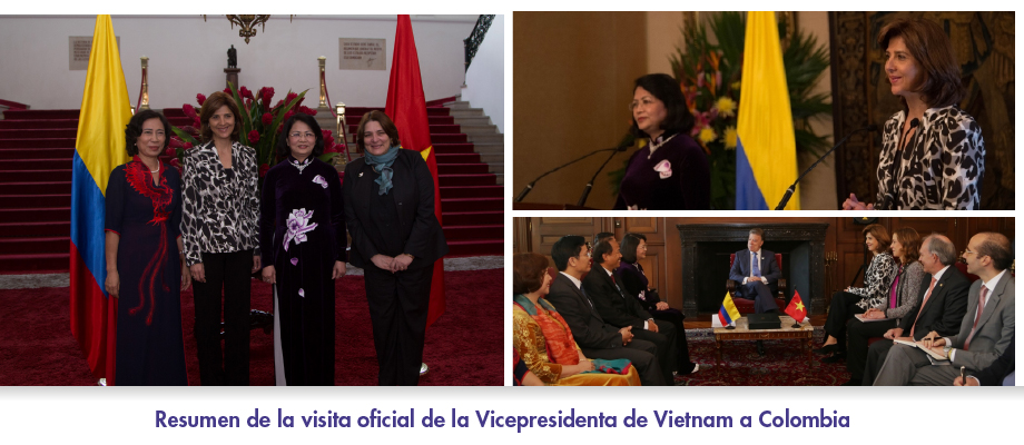 Resumen de la visita oficial de la Vicepresidenta de Vietnam a Colombia