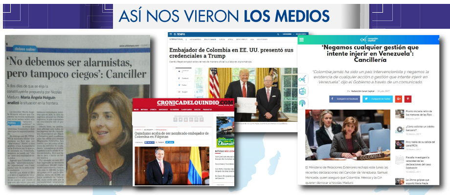 Así nos vieron los medios del 22 al 28 de julio de 2017
