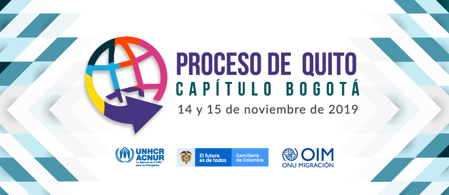 El 14 y 15 de noviembre tendrá lugar en Bogotá la quinta reunión del Proceso de Quito